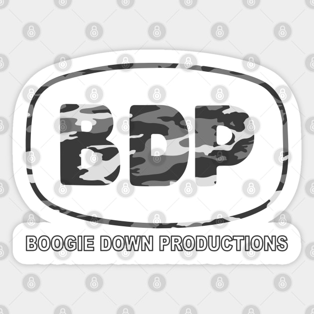 BDP grey camo Sticker by undergroundART